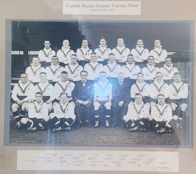 English Rugby League Touring Team, Australian Tour 1936, official group photograph